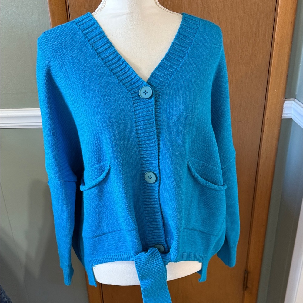 POL Vibrant Blue Women's Cardigan size S